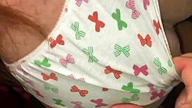 padastro sneaks in and pounds his stepdaughter's tight ass with her sex toy while mom's out