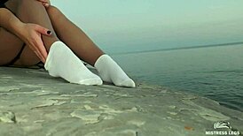 My Beautiful Socks Feet Teased And Worshipped In Outdoor Compilation