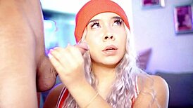 Valentina's angelic face hides colombian whore craving huge cocks stuffing her hungry mouth nonstop!