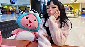 Grateful stepdaughter sucks daddy's big cock then rides him cowgirl style