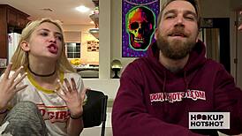 90-Pound Fuck Doll Jane Wilde Begs Bryan Gozzling to Pound Her Tight Pussy!