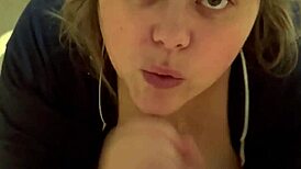 wet latina wife sucks big cock with dirty talk