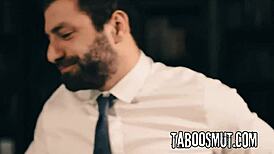 Blonde Secretary Bent Over Desk Takes Boss Cock Doggystyle to Save Job