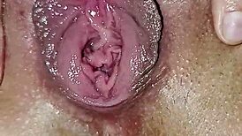 man i love sucking my girlfriend's wet gaping pussy till she squirts everywhere