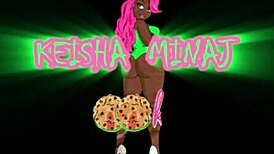 keisha minaj slurps stepbro's 11-inch cock pov blowjob