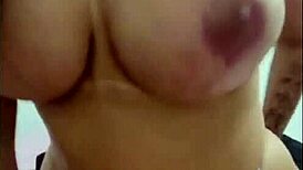 homemade busty brazilian housewife anal threesome with hubby watching swingers