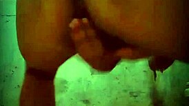 Young BBW Saggy Tits Desperation in Filthy Toilet