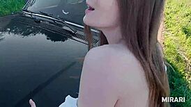 innocent small titted teen secretly pounded outdoors by horny amateur couple