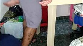 damn this horny asian fuck doll rides that black cock cowgirl style at the party with her petite milf body 😍🍆💦