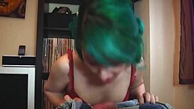 pov closeup captures vicky and bobman intimate shared moment together