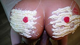 colombian pornstar lets friend fuck her big ass for birthday anal creampie