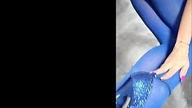 sexy latina laura in heels lingerie pantyhose big tits ass ready for fucking