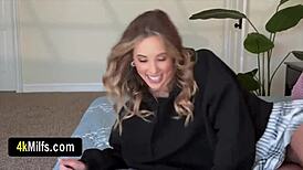 Beautiful blonde milf millie morgan's tits and ass shine in alps holiday fun