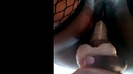 black nurse fuckin' me so good in hospital cum on her perfect ass...