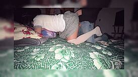 mexican girl bent over enjoys deep penetration in homemade clip