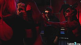 milf tricks shy teen into public strapon dp 😈💦