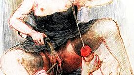 vintage retro hairy erotic art from antique collections unveiled