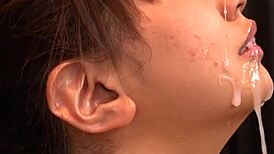 Curvy Aoi Jerks Off to Explosive Facial Cumshot in Steamy JAV!