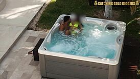 super sexy venezuelan model fucked hard in jacuzzi shower!