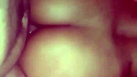 Big cocked guy mercilessly anal pounds indian wife's huge ass she rebolas loving it