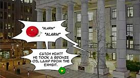 Hey officer, those massive juggs need my cock now?