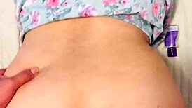 my hubby pounds my fat chubby ass hard doggystyle in fishnets skirt 😈🍑🔥