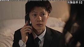 Japanese Prostitute Masturbates Then Takes Creampie from Colleague