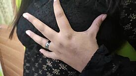 horny indian college girl sneaks into private bedroom for boyfriend fun time