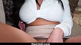 Alexa Payne sucks cock and swallows pent-up cum