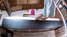 i crave that hard cock destroying my tight teen pussy after class