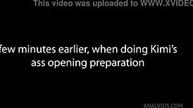 how's this brazilian queen kimi's ass gape from brazil's biggest cock anal?