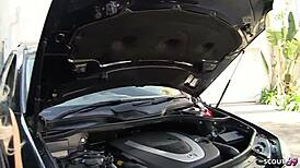 Blonde Nympho Cougar Tricks Neighbor Boy For Cheating Fuck!