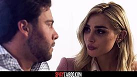 gorgeous babe creampied, but who's next?