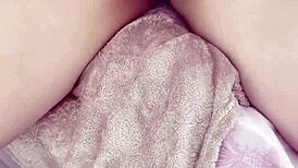 sexy asian babe's ass and pussy massaged to hot creampie finish