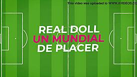 Lesbian fuck dolls bianka blue and emilio ardana go anal in real sex doll world showdown