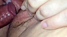 Watch this 40s milf take rough fucking and creampie finish??