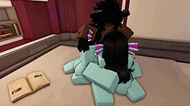 i'm watching two roblox mommies take monster cock pov then futa fuck each other rough creampie