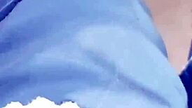 Kneeling in Public I Worship Her Feet and Jeans in Total Humiliation Orgasm