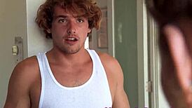 I join my inked stepteen for deepthroat facefucking in taboo milf threesome