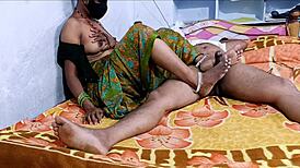 Desihotcouple Indian Village Wife Handjob Blowjob Footjob Creampie