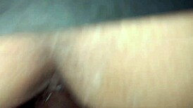 Wet pussy poked by hard dick