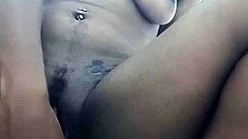 beautiful amateur shoves huge homemade toy deep for rough intense sex play