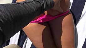 Brandi Bae's Big Ass Fucked Doggy by Teddy Tarantino With Butt Plug Dripping Wet