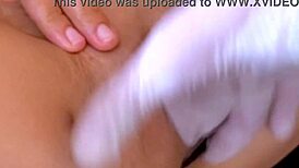 stepsister's wet panties drip after intense close-up creampie pounding