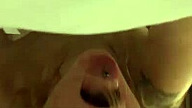 this blonde slut shakes with squirting orgasm from rough black domination 😱💦🍆