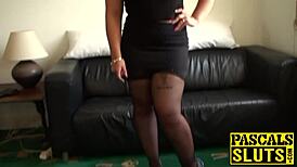 classy heels bitch bound spanked hard then dominated with rough cum-filled pounding