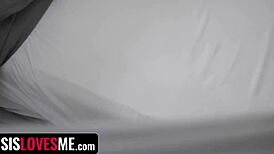 Stepsis trades tight pussy fuck with boyfriend for keeping her secrets quiet