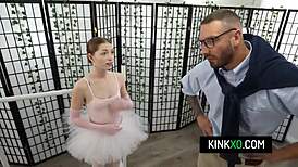 wanna hear skinny ballerina myra moan while getting fucked doggystyle by the director? 😏