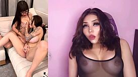 karely ruiz and robertita finger each other's horny asses to messy creampie orgasms