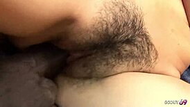 Petite pigtail teen seduces boyfriends big black stepdad cock for rough interracial ride